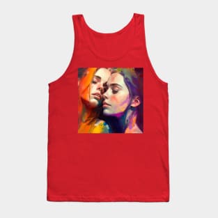LGBTQ Pride - An abstract expression of Love in pride colors Tank Top
